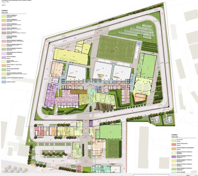 Planimetria Casa Circondariale - Plan of the District HouseCorrectional Facility